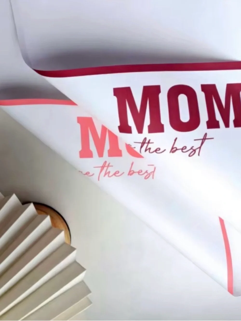 Korean Wrapping paper Mom Waterproof 20 Sheets -mother’s day